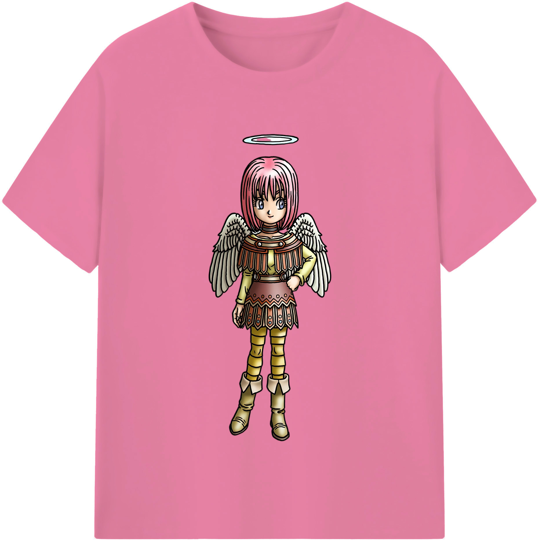 （画像用） ドラゴンクエスト Doragon Kuesuto Dragon Quest 綿100％半袖Tシャツ（フロントプリント）